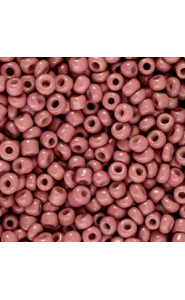Seed beads 8/0 (3mm) Deep terracotta red